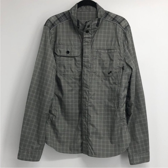 Lululemon Men’s grey plaid freestyle windbreaker Medium - Picture 14 of 14